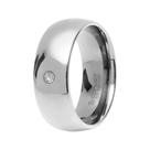 Aliança de Namoro Haia Abaulada 8mm com Zircônia Aliança de Namoro Haia Abaulada 8mm com Zircônia
