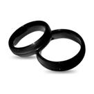 Aliança de Tungstênio Anatômica IP Black