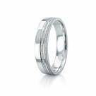 Aliança em Prata 925 Diamantada - Design Exclusivo e Moderno