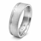 Aliança em Prata 925 Fosco Diamantado - Design Exclusivo