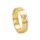 Aliança Feminina 5MM com Diamante em Ouro 18K - AU1151