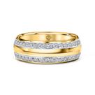 Aliança Firenze Em Ouro 18k E Diamantes 0,5 Ct Aliança Firenze Em Ouro 18k E Diamantes 0,5 Ct