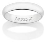 Aliança Lisa Meia Cana Com 4,0 Mm. 810204 Aliança Lisa Meia Cana Com 4,0 Mm. 810204