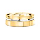 Aliança Montalcino Em Ouro 18k
