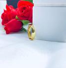 Aliança ouro 18k noivado e casamento hc04 750 1,1 4,0mm