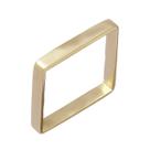 Aliança Quadrada Folheada - Cod 733 F