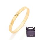 Aliança Rommanel Fina Banhada Ouro Diamantada Em X 510027 Aliança Rommanel Fina Banhada Ouro Diamantada Em X 510027