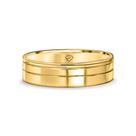 Aliança Siena Em Ouro 18k