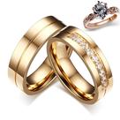 Alianças Banhada Ouro 18k Casamento Tradicional Noivado Anel + solitário