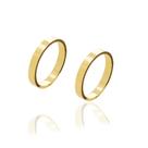 Alianças de Ouro 18K de 4mm com 3g