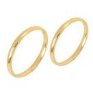 Alianças Mamoro Ouro 18 kilates Noivado Casamento Tradicional Boleadas lisas