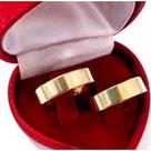 Alianças Noivado 5 mm Ouro 18 Kilates Casamento 6.00 Gr