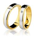 Alianças Noivado Casamento Casal ParTradicional Anatômicas Ouro 18 Kilates Boleadas 14 gramas