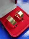 Alianças Par Ouro 18 Kilates 9 Gramas 8 mm Maciça Alianças Par Ouro 18 Kilates 9 Gramas 8 mm Maciça