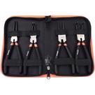 Alicate Aneis Waft Interno /Externo Reto /Curvo 7'' Com 4Pecas 6582