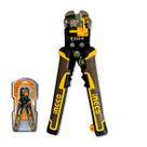 Alicate Automático 3 Em 1 Para Eletricista Ingco 210MM Aço Carbono Corte Decapagem Crimpagem Cabo Ergonômico e Emborrachado Residencial e Profissional