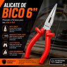 Alicate Bico Longo 6 Polegadas Profissional Corte Fio Cabo Ergonômico Eletricista Alta Precisão Alicate Bico Longo 6 Polegadas Profissional Corte Fio Cabo Ergonômico Eletricista Alta Precisão