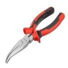 Alicate bico meia cana curvo nickel 7pol 180mm 1pc mtx Alicate bico meia cana curvo nickel 7pol 180mm 1pc mtx