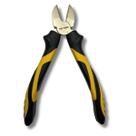 Alicate Corte Diagonal 8" Niquelado Aço Carbono 200mm Para Fio Arame eletricista Cabo Emborrachado