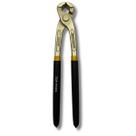 Alicate Corte Frontal 10" Torques Aço Carbono Niquelado Turquesa Armador Azulejista Piso Arame 250mm