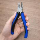 Alicate Corte Precisão Diagonal 150mm 6" Cabos Emborrachados