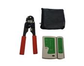 Alicate Crimpador RJ45 210C + Testador de Cabo RJ45 e RJ11