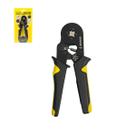 Alicate Crimpar Prensa Com Catraca Ajustável Trava de Segurança Terminal Ilhos Tubular 0,25 A 10mm² 6-4A Profissional 1710 Alicate Crimpar Prensa Com Catraca Ajustável Trava de Segurança Terminal Ilhos Tubular 0,25 A 10mm² 6-4A Profissional 1710