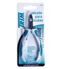 Alicate Cutícula Trim Cabo Emborrachado Aço Inox Pedicure