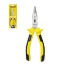 Alicate De Bico Fino Longo 6 Polegadas 165mm Cabo Emborrachado Ergonômica Meia Cana 1601