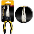 Alicate de Bico Meia Cana Reto Cabo Emborrachado 160 mm 6" - Top Pros