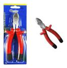 Alicate De Corte Diagonal 6'' Com Cabo Vermelho Na Cartela - Oem