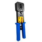 Alicate de crimpar de passagem multi-função cortar e limpar fio rj45 Alicate de crimpar de passagem multi-função cortar e limpar fio rj45