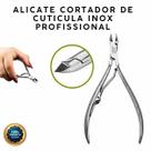 Alicate de Unha Cortador de Cuticula Aço Inox Profissional para Cortes Precisos Manicure e Pedicure Cortar Unha Ponta Curva Durável pode ser Amolado