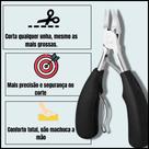 Alicate De Unha Corte Profissional Unhas Manicure Pedicure-Cor Prata
