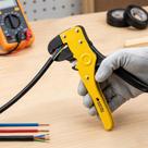 Alicate Decapador Crimpador de Fios Profissional Elétrico Corte Ajuste Cabo 17cm