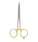 Alicate Dr. Slick 14 cm com Anéis Dourados Reto 1/2