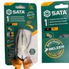 Alicate Eletricista 8 Cabo Amarelo Antiderrapante Marca Sata - Qualidade Belzer Original