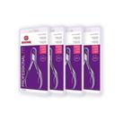 Alicate Inox Cutícula Afiado 777 Profissional Mundial 4 unidades Manicure