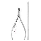 Alicate Inox para Cuticula 778-E + Espátula Dupla 371C Mundial - Kit