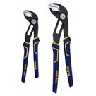 Alicate IRWIN VISE-GRIP GrooveLock V-Jaw - Conjunto com 8 e 10 Polegadas