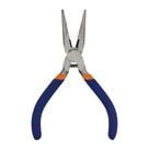 Alicate Mini Western Bico Meia Cana 5" Azul