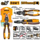 Alicate Multifuncional 8 Em 1 8Pol (200MM) INGCO