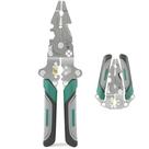 Alicate Multifuncional Dobrável Cortador Desencapador Fios - 04581