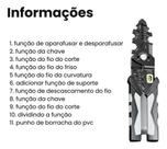 Alicate Multifuncional Para Eletricista, Ferramenta De Crimp