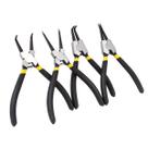 Alicate P/ Anéis Interno E Externo 7'' 177 Mm 4 Peças