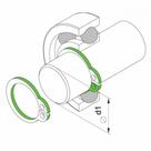 Alicate para Anéis Externo Curvo 7" Tramontina PRO