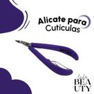 Alicate Para Cutículas Cabo Plástico Roxo - 271-RX1 - NYBC Alicate Para Cutículas Cabo Plástico Roxo - 271-RX1 - NYBC