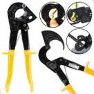 Alicate Tesoura Cortador de Cabos e Fios com Catraca 32mm a 240mm Regulável Sem Esforço