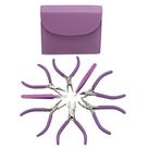 Alicate The Beadsmith Fashion Color, kit de 8 peças Orchid