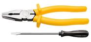 Alicate Tramontina Universal 8" 1000v + Chave de Fenda Alicate Tramontina Universal 8" 1000v + Chave de Fenda